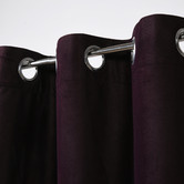 Sunday Homewares Byron Matte Velvet Blockout Eyelet  Curtains