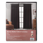 Sunday Homewares Byron Matte Velvet Blockout Eyelet  Curtains