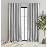 Sunday Homewares Byron Matte Velvet Blockout Eyelet  Curtains