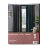 Sunday Homewares Byron Matte Velvet Blockout Eyelet  Curtains