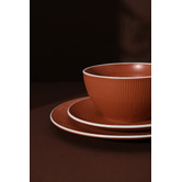 Sunday Homewares 12 Piece Matte Glaze Ribbed Dinner Set