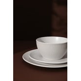 Sunday Homewares 12 Piece Matte Glaze Ribbed Dinner Set