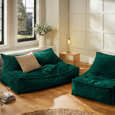Sunday Homewares Wilde Ribbed Double Bean Bag Cover