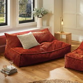 Sunday Homewares Wilde Ribbed Double Bean Bag Cover