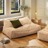 Sunday Homewares Wilde Ribbed Double Bean Bag Cover