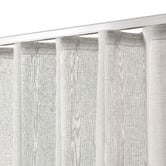 Sunday Homewares Orion Sheer S-Fold Single Panel Curtain