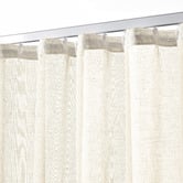 Sunday Homewares Orion Sheer S-Fold Single Panel Curtain