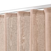 Sunday Homewares Orion Sheer S-Fold Single Panel Curtain