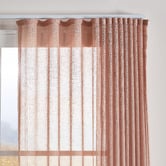 Sunday Homewares Orion Sheer S-Fold Single Panel Curtain