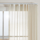 Sunday Homewares Orion Sheer S-Fold Single Panel Curtain