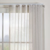 Sunday Homewares Orion Sheer S-Fold Single Panel Curtain
