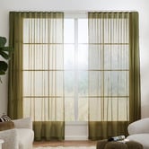Sunday Homewares Orion Sheer S-Fold Single Panel Curtain
