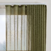 Sunday Homewares Orion Sheer S-Fold Single Panel Curtain