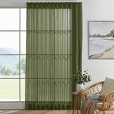 Sunday Homewares Orion Sheer S-Fold Single Panel Curtain