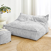 Sunday Homewares Oscar Faux Linen Double Bean Bag Cover