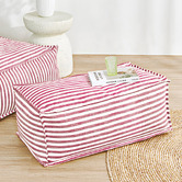Sunday Homewares Oscar Faux Linen Ottoman Bean Bag Cover
