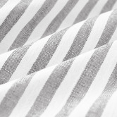 Sunday Homewares Striped Oscar Faux Linen Cushion