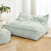 Sunday Homewares Oscar Faux Linen Double Bean Bag Cover