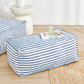 Sunday Homewares Oscar Faux Linen Ottoman Bean Bag Cover