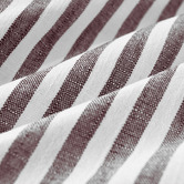 Sunday Homewares Striped Oscar Faux Linen Cushion