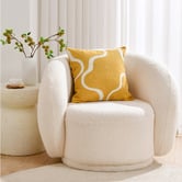 Sunday Homewares Louise Crewel Embroidered Cotton Cushion