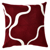 Sunday Homewares Louise Crewel Embroidered Cotton Cushion