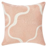 Sunday Homewares Louise Crewel Embroidered Cotton Cushion
