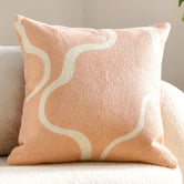 Sunday Homewares Louise Crewel Embroidered Cotton Cushion