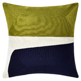 Sunday Homewares Lawrence Crewel Embroidered Cotton Cushion