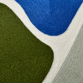 Sunday Homewares Zadie Crewel Embroidered Cotton Cushion