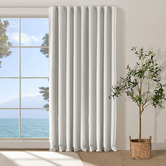 Sunday Homewares Ainslie Blockout S-Fold Single Panel Curtain