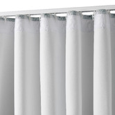 Sunday Homewares Ainslie Blockout S-Fold Single Panel Curtain