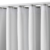 Sunday Homewares Ainslie Blockout S-Fold Single Panel Curtain