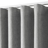 Sunday Homewares Ainslie Blockout S-Fold Single Panel Curtain