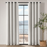 Sunday Homewares Ainslie Linen-Look Blockout Eyelet Curtains