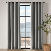 Sunday Homewares Ainslie Linen-Look Blockout Eyelet Curtains