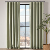 Sunday Homewares Ainslie Linen-Look Blockout Multi Header Curtains