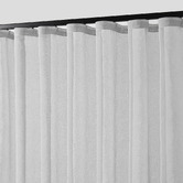 Sunday Homewares Laurent Sheer S-Fold Single Panel Curtain