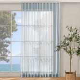 Sunday Homewares Laurent Sheer S-Fold Single Panel Curtain