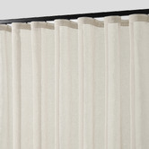 Sunday Homewares Laurent Sheer S-Fold Single Panel Curtain
