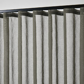 Sunday Homewares Laurent Sheer S-Fold Single Panel Curtain