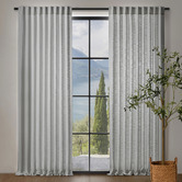Sunday Homewares Cassian Linen Blend Light Filtering Concealed Tab Top Curtains