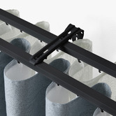 Sunday Homewares Orion S-Fold Curtain Double Brackets