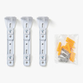 Sunday Homewares Orion S-Fold Curtain Double Brackets