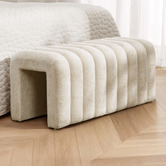 Sunday Homewares Livona Velvet Ottoman Bench