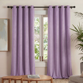 Sunday Homewares Byron Matte Velvet Blockout Eyelet  Curtains