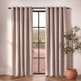 Sunday Homewares Byron Matte Velvet Blockout Eyelet  Curtains