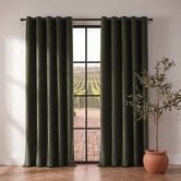 Sunday Homewares Byron Matte Velvet Blockout Eyelet  Curtains