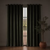Sunday Homewares Byron Matte Velvet Blockout Eyelet  Curtains