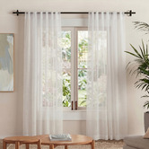 Sunday Homewares Laurent Sheer Concealed Tab Top Curtains